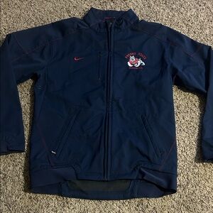Nike Dark Blue Fresno State Performance Jacket